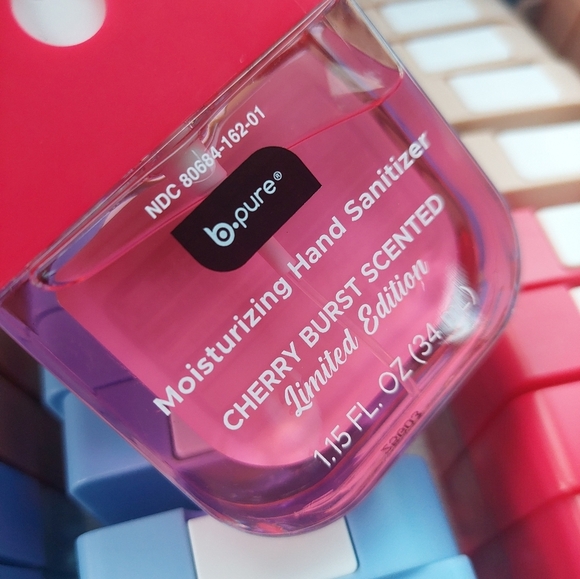 New 4 Pcs Moisturizing HAND Sanitizer Blueberry Mocha Cherry Vanilla B PURE - Picture 5 of 5